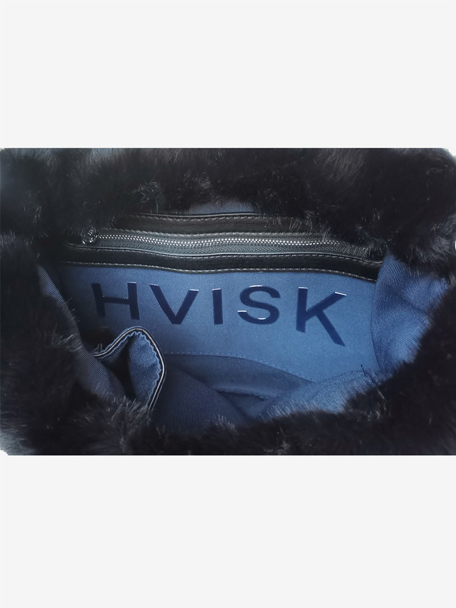HVISK Arcane Pörrö Clutch Musta