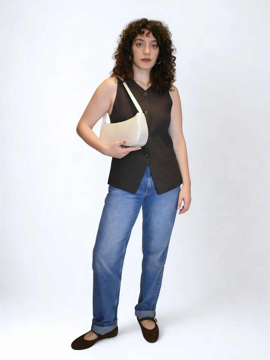 HVISK Basal Shiny Structure Olkalaukku Helmi