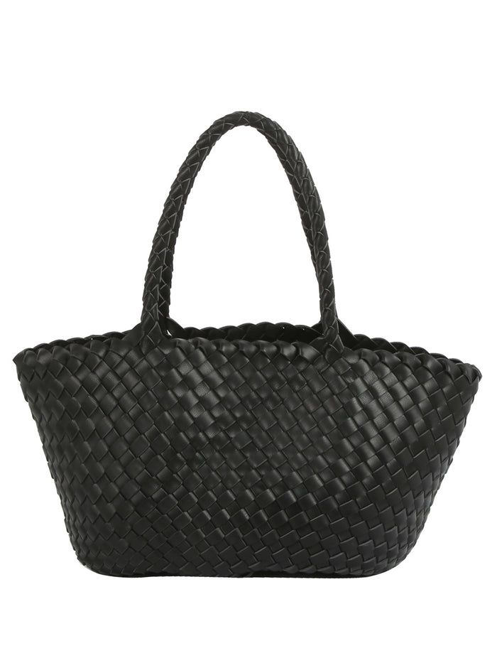 Hvisk Bea Punottu Laukku Musta