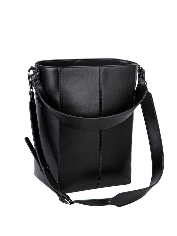 HVISK Casset Bucket-laukku Musta