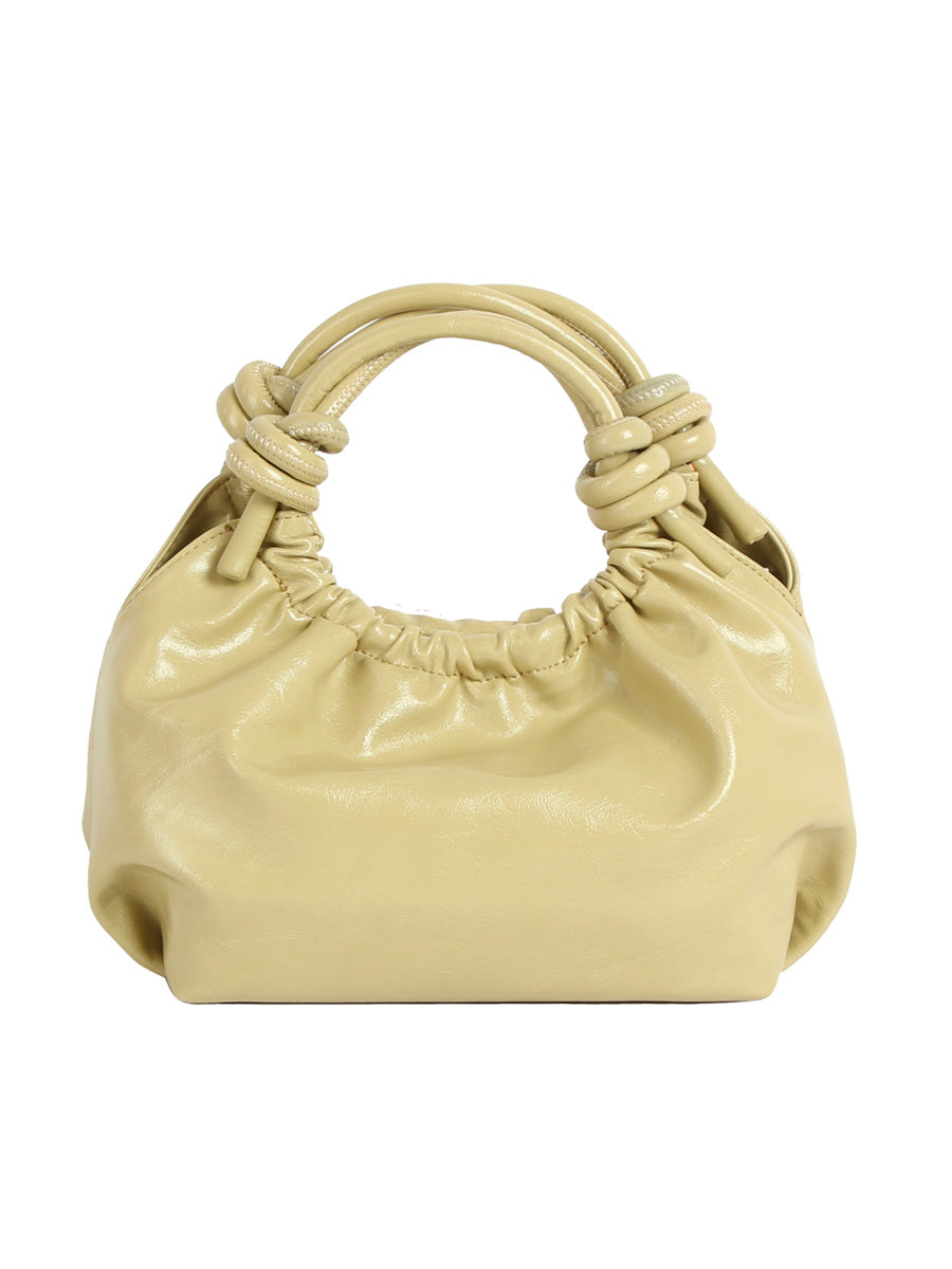 HVISK Jolly Glossy Structure Käsilaukku Limenvihreä