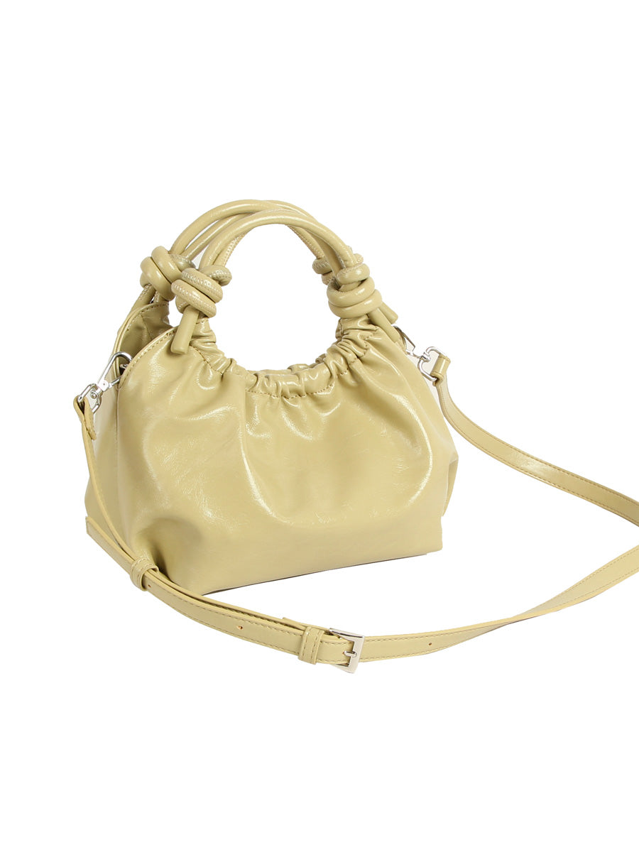 HVISK Jolly Glossy Structure Käsilaukku Limenvihreä