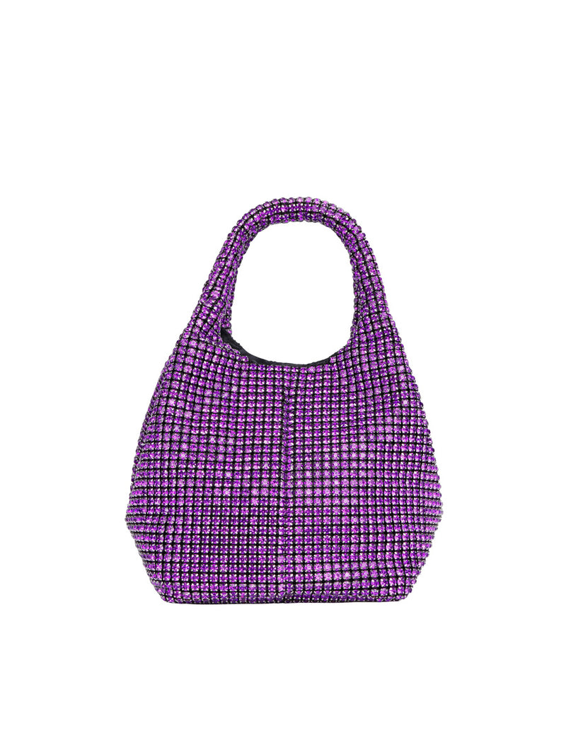 HVISK Merry Rhinestones Glitterlaukku Violetti
