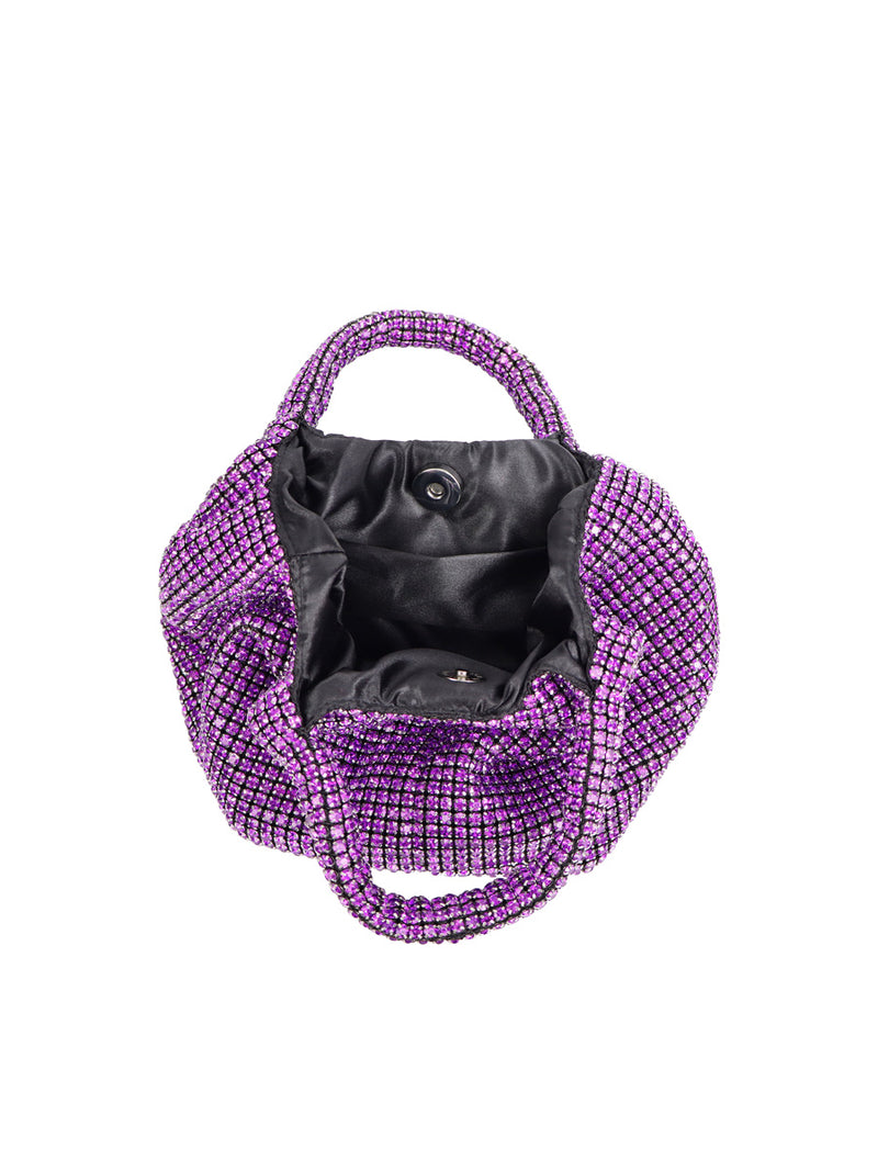 HVISK Merry Rhinestones Glitterlaukku Violetti