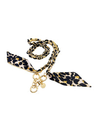 LEE scarf strap leo brown