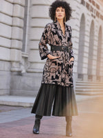 Joseph Ribkoff Bell Sleeve Cardigan Oatmeal Black