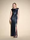 Joseph Ribkoff Cap Sleeve Maxi Dress Midnight Blue