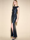 Joseph Ribkoff Cap Sleeve Maxi Dress Midnight Blue