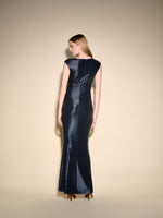 Joseph Ribkoff Cap Sleeve Maxi Dress Midnight Blue