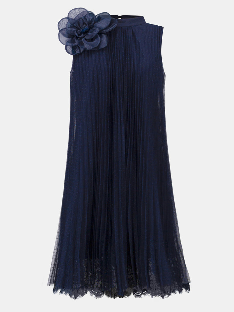 Joseph Ribkoff Tyllimekko Kukkakoristeella Tummansininen