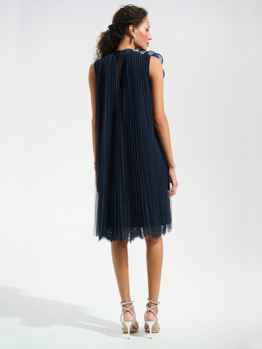 Joseph Ribkoff Tyllimekko Kukkakoristeella Tummansininen