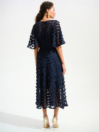 Joseph Ribkoff Kukallinen Pitkä Juhlamekko Tummansininen