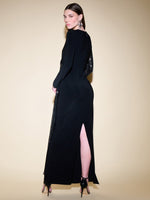 Joseph Ribkoff Sequin Fit And Flare Dress Black