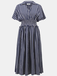 Flowy stripe print dress