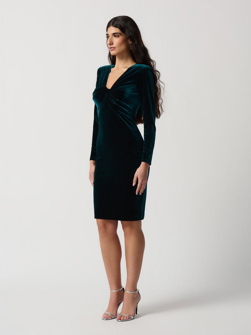 Velvet Sheath Dress Mekot