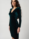 Velvet Sheath Dress Mekot