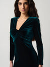 Velvet Sheath Dress Mekot