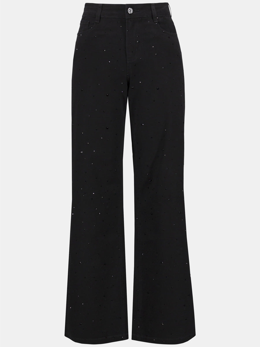 Joseph Ribkoff Leveälahkeiset Glitterfarkut Musta