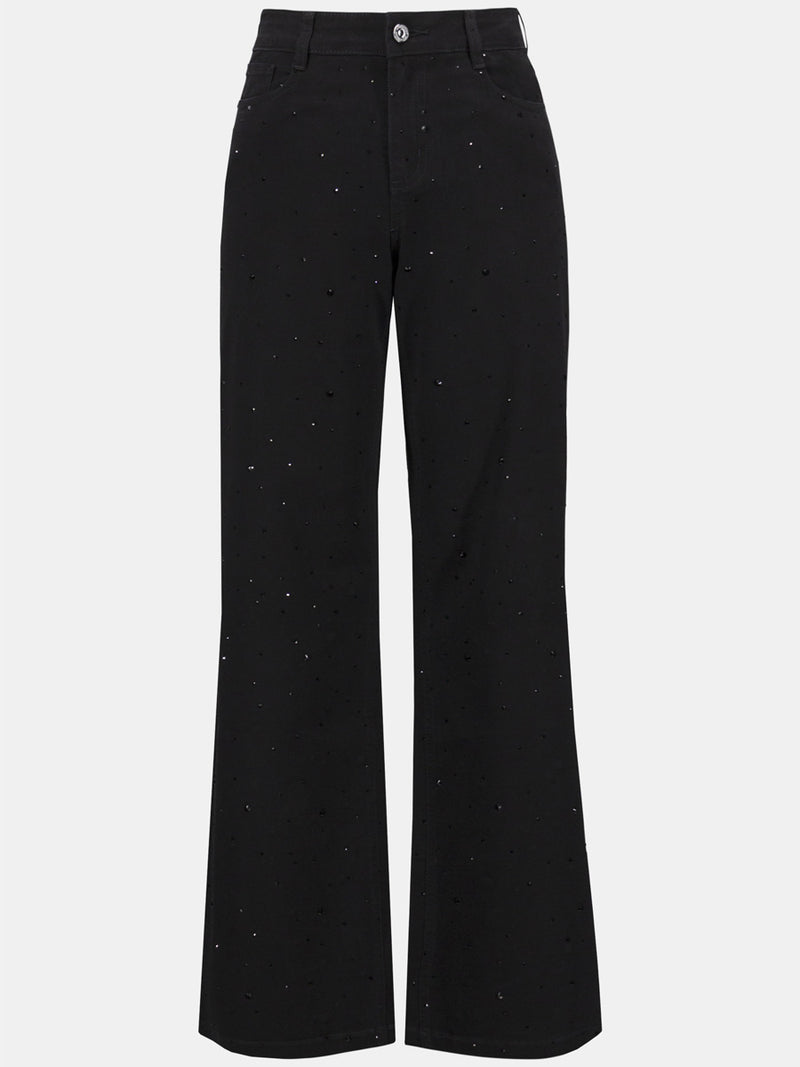 Joseph Ribkoff Leveälahkeiset Glitterfarkut Musta