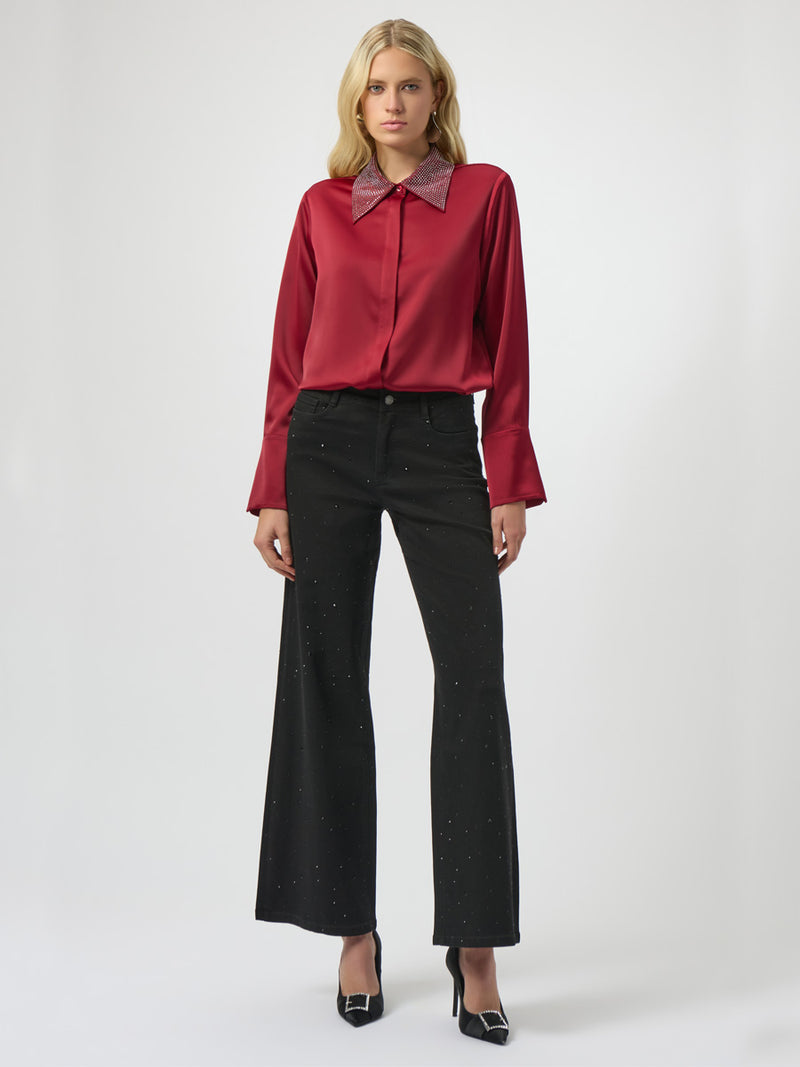 Joseph Ribkoff Leveälahkeiset Glitterfarkut Musta