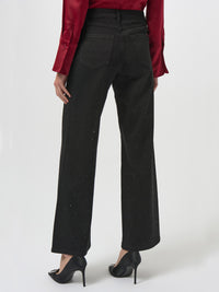 Joseph Ribkoff Leveälahkeiset Glitterfarkut Musta