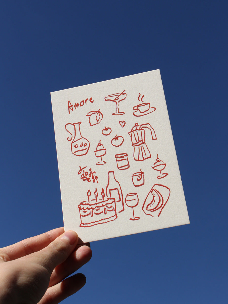 Postcard 'amore'
