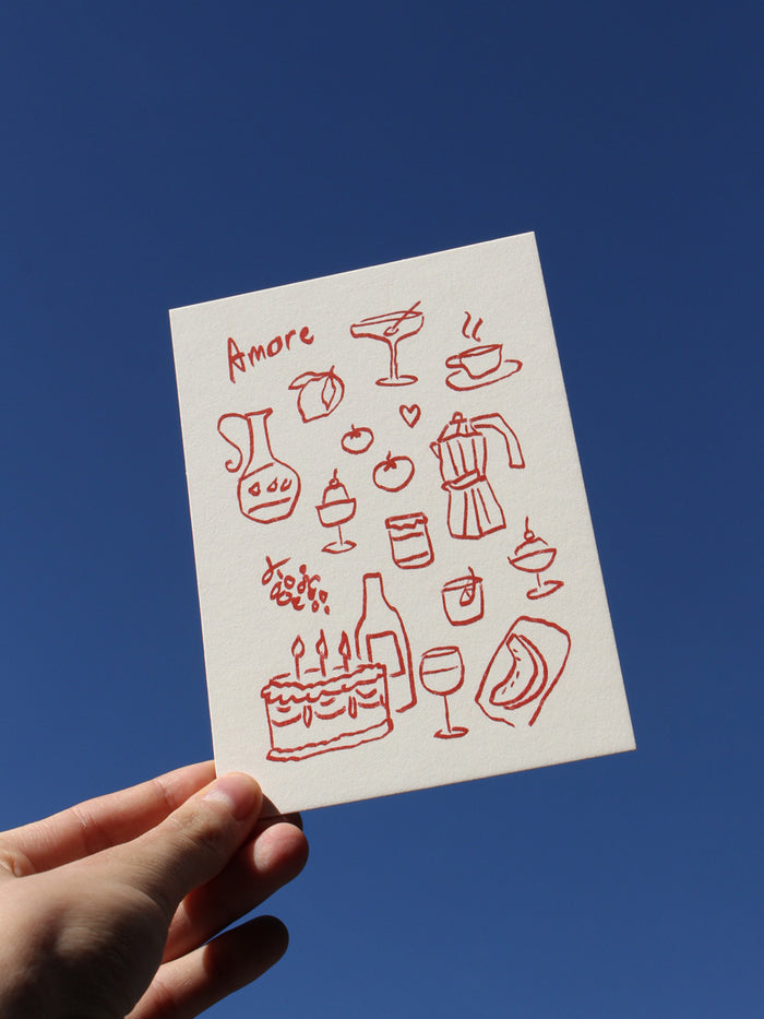 Postcard 'amore'