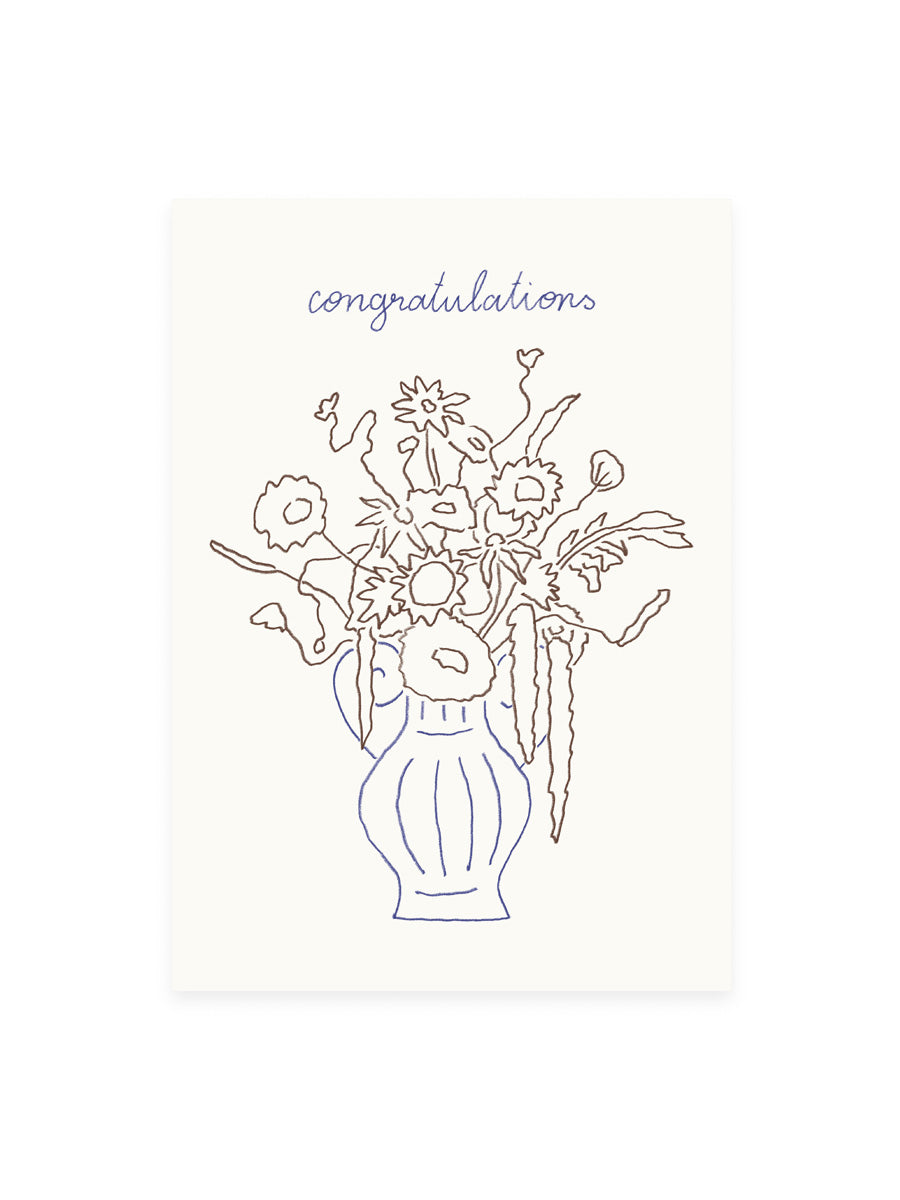 Postcard 'congratulations'