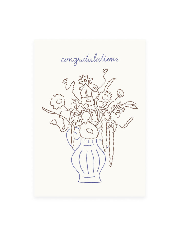 Postcard 'congratulations'