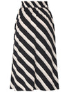 Black Stripe Skirt Hameet
