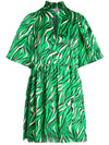 Love&Divine Green animal print dress