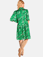 Love&Divine Green animal print dress