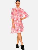 Love & Divine Pink flower dress love953-3