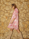 Love & Divine Pink flower dress love953-3