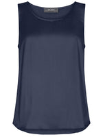 Mos Mosh Astrid Silk Tank Top Pageant Blue