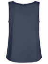 Mos Mosh Astrid Silk Tank Top Pageant Blue
