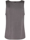 Mos Mosh Astrid V-Neck SIlk Tank Top Pavement