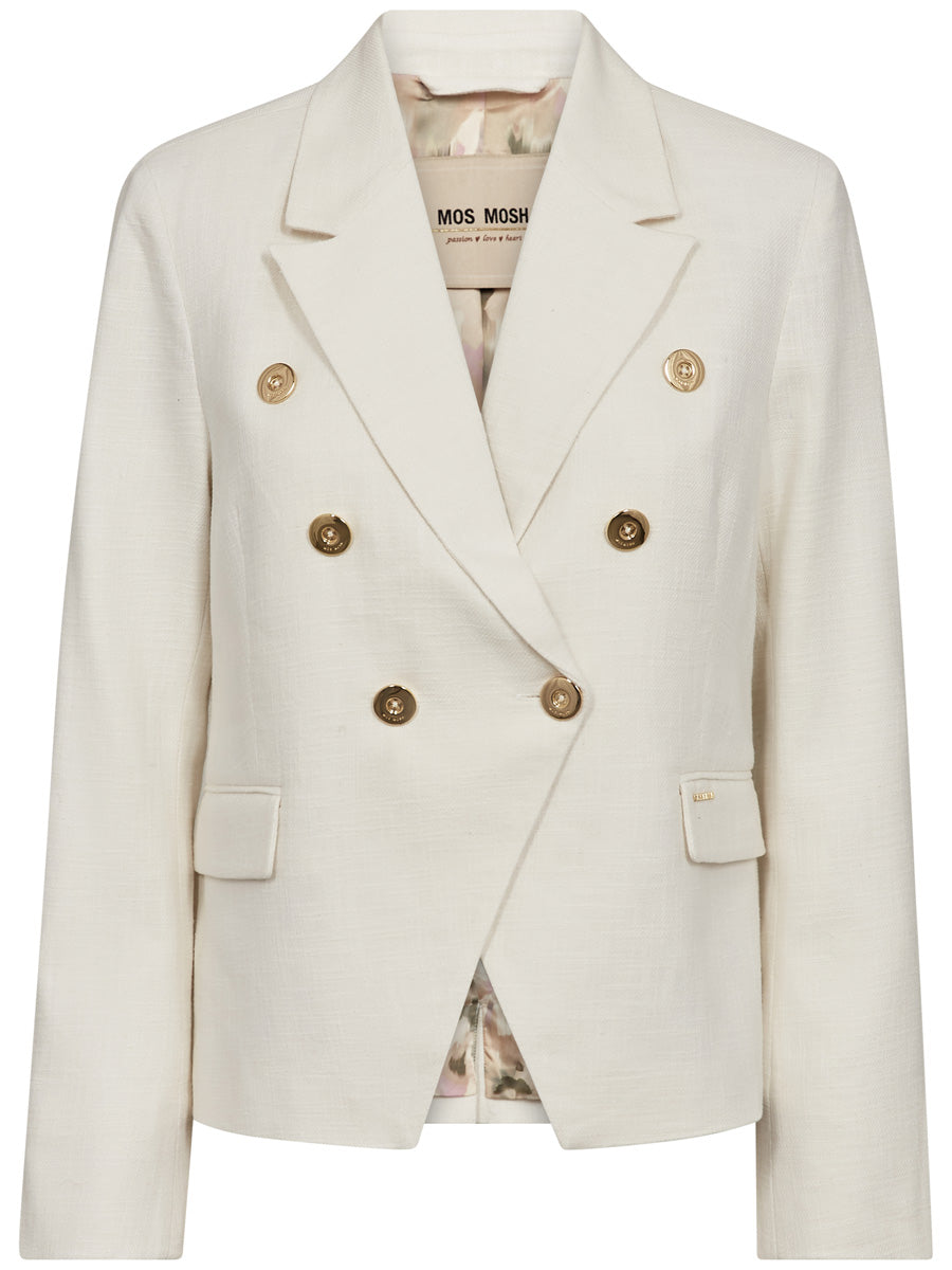 Mos Mosh Belize Ramie Bleiseri Luonnonvalkoinen