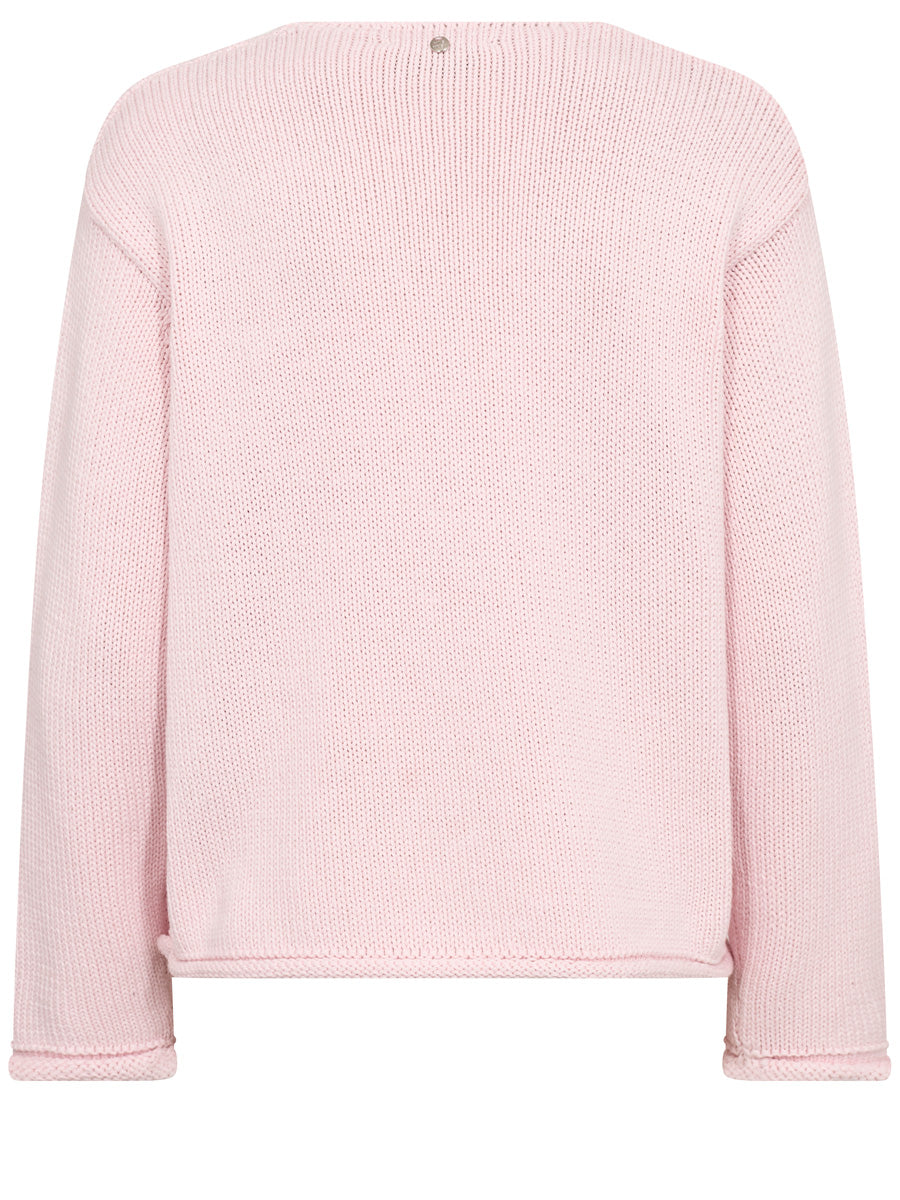 Mos Mosh Bine Puuvillaneule Vaaleanpunainen