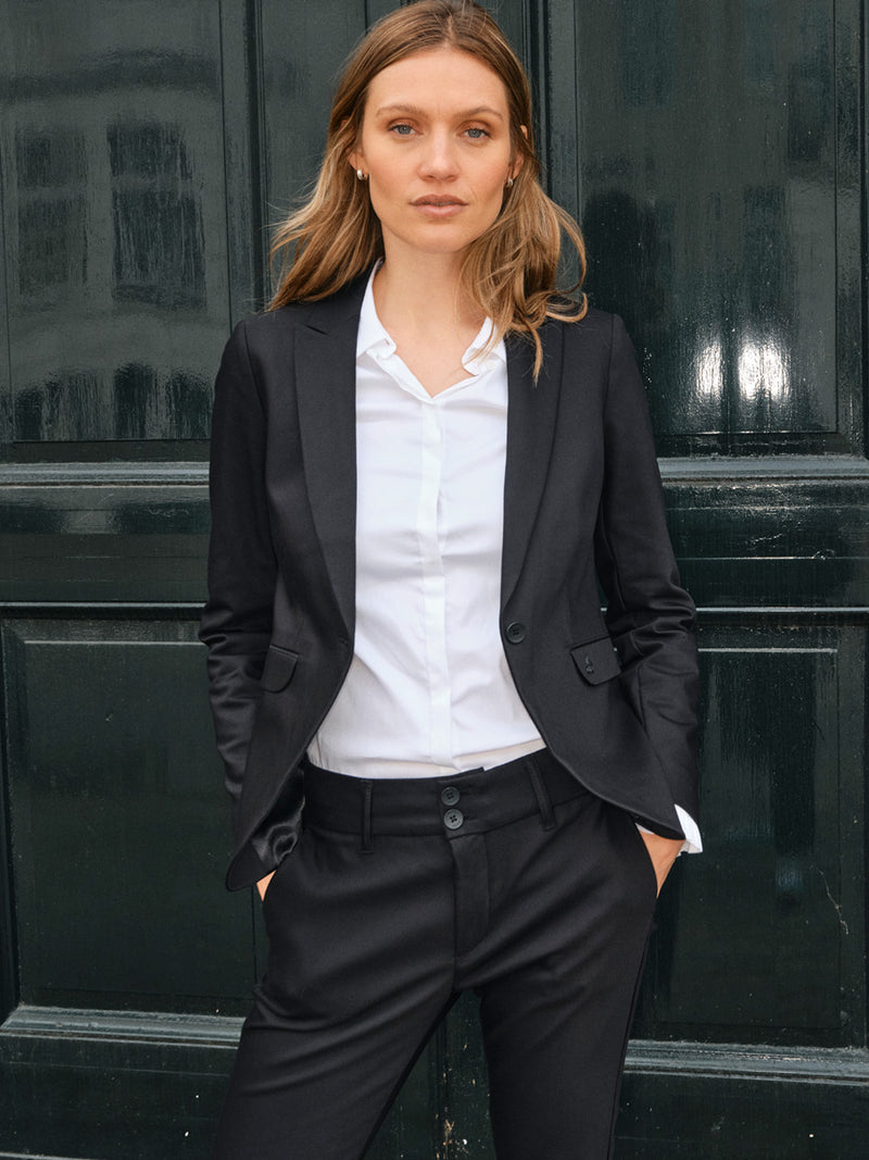 Mos Mosh Blake Night Bleiseri Musta