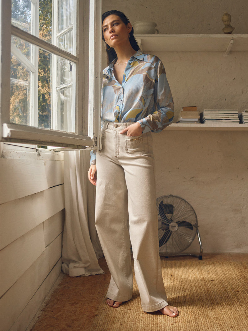 COLETTE shimmer pant