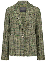 Mos Mosh Dorah Boucle Blazer Zephyr Green