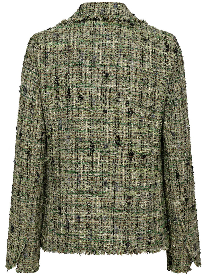 Mos Mosh Dorah Boucle Blazer Zephyr Green