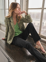 Mos Mosh Dorah Boucle Blazer Zephyr Green