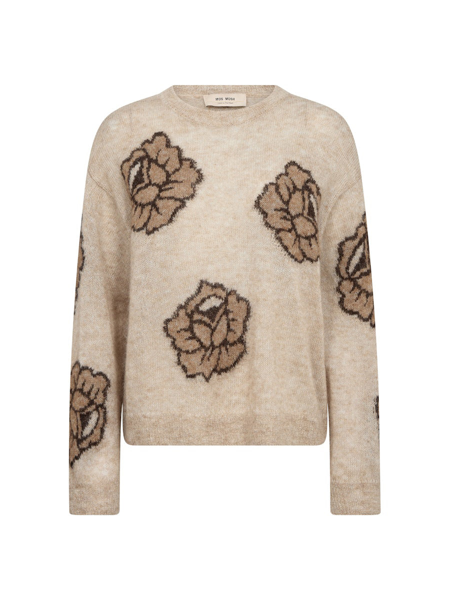 Mos Mosh Drea Popli Neule Beige/ruskea