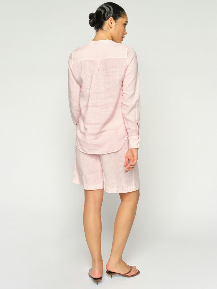 Mos Mosh Emmie Bermuda Pellavashortsit Vaaleanpunainen