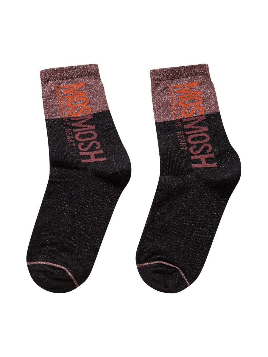 Mos Mosh Glitter socks Black