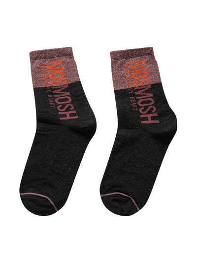 Mos Mosh Glitter socks Black