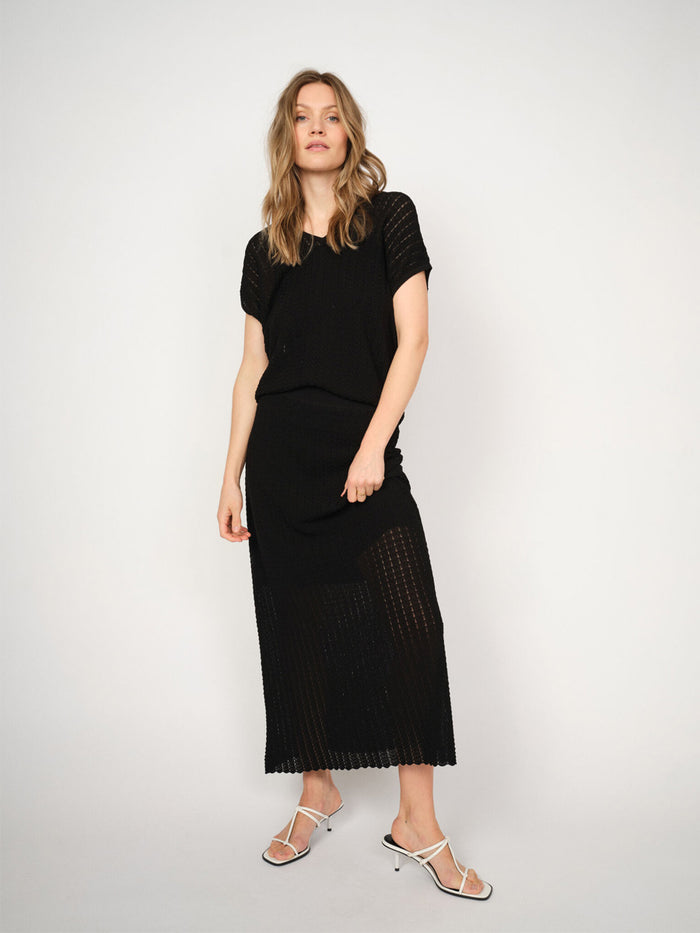 HOPI plain knit skirt