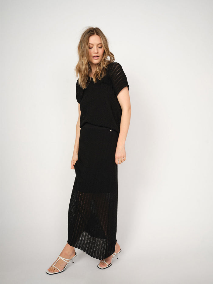 HOPI plain knit skirt